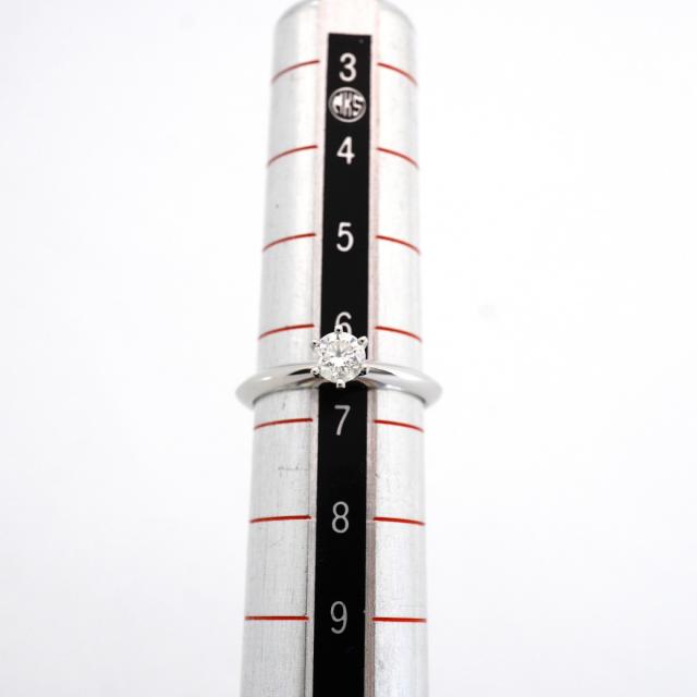 【6jfb0161】ティファニー リング ソリティア 1PD Pt950 プラチナ ダイヤモンド 0.27ct 6.5号【中古】レディース_5