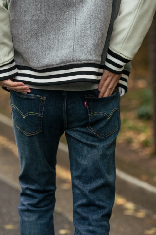 リーバイス 502 WARM LEVI'S 冬用 デニム ジーンズ テーパード 断熱 保温 あったかい 軽量 メンズ ボトムス Gパン ジーパン ウォーム ビッグE_6