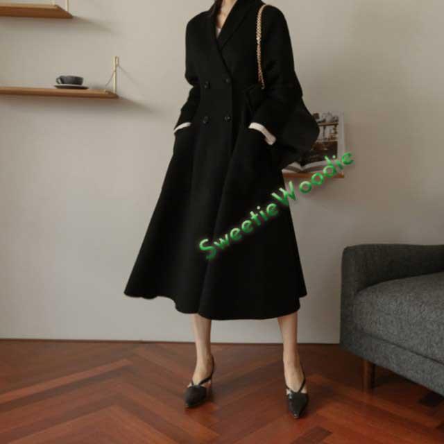 ウールコート レディース 大きいサイズ ロング ロング丈 冬 コート