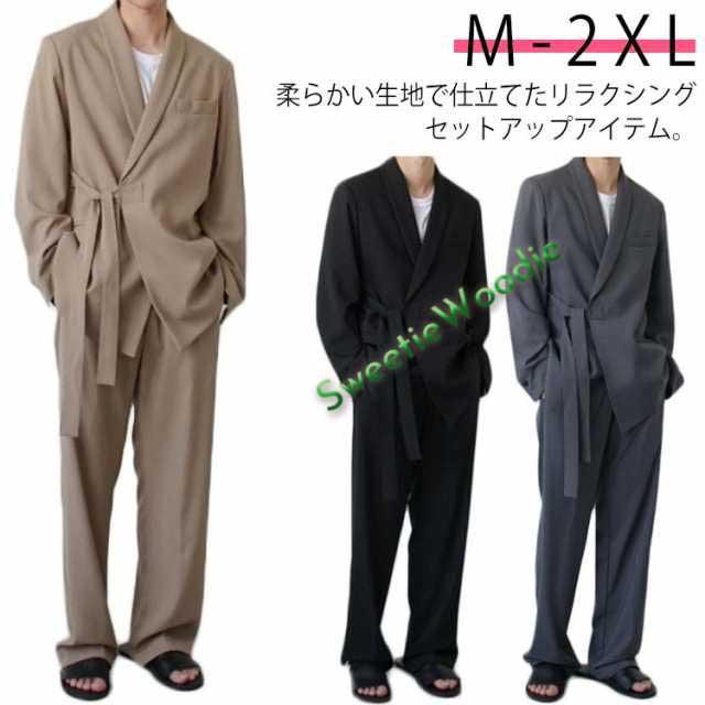 セットアップ カジュアルスーツ メンズ 秋 セットアップ メンズ ゆったり セットアップ メンズ 大きいサイズ セットアップ メンズ 韓国 ファッション ワイドパンツ メンズ テーラードジャケット メンズ ドルマンスリーブ オーバーサイズ 秋服 秋 秋冬