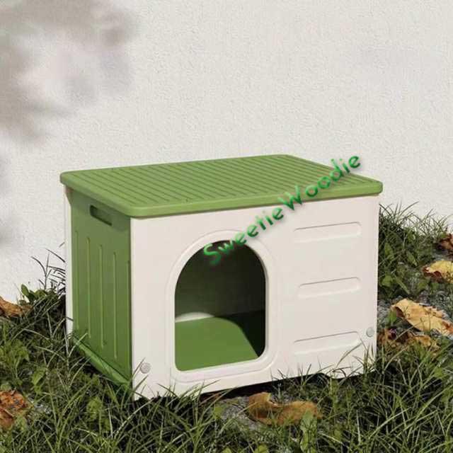 猫ハウス ペットハウス 野良猫ハウス 犬小屋 耐重 通気性 防寒 雨よけ キャットハウス 屋外猫ハウス 小型犬 猫 屋外 防風 換気 組立簡単 洗え 四季通用 四季通用 多目的スツール 北欧風 おしゃれ_1