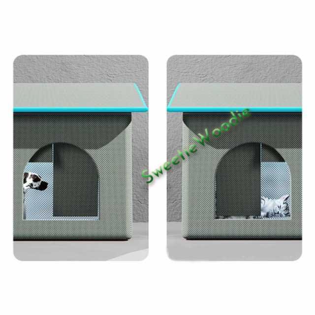 キャットページ ペットハウス 折りたたみ 冷房 猫ハウス 犬ハウス 夏 ひんやり