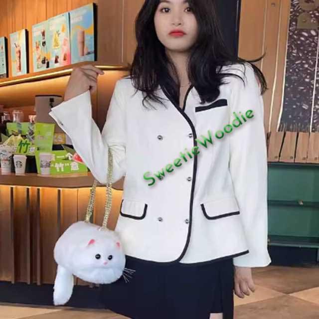 2way 猫バッグ ふわふわ ショルダーバッグ ネコグッズ ネコ好き 猫型