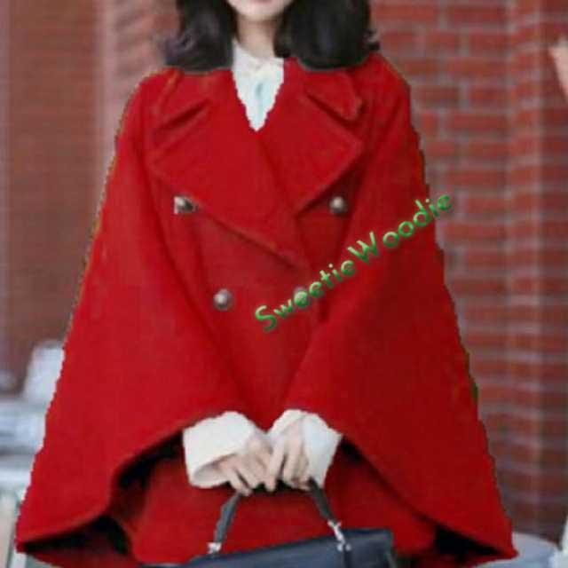 ポンチョコート ケープコート レディース マント ウール ケープ