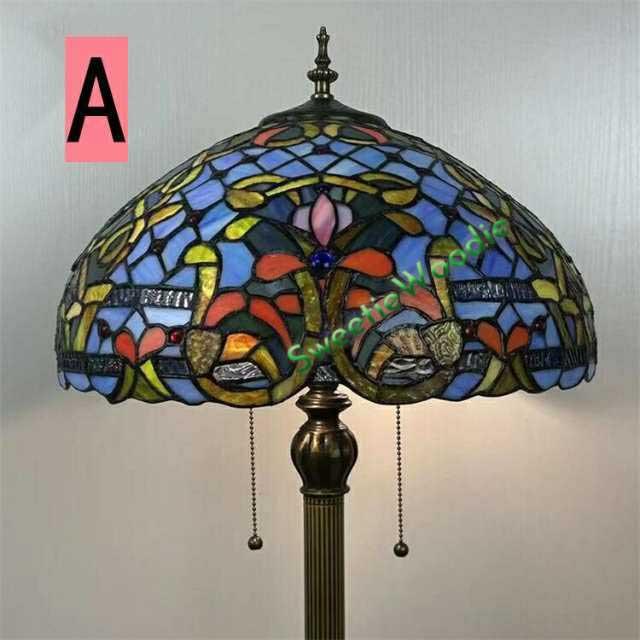 40*160CM ステンドグラスランプ フロアランプ フロアライトスタンド