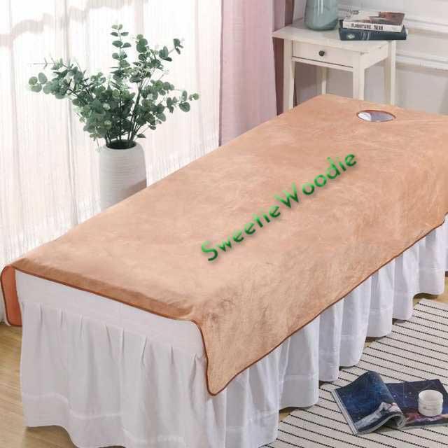 マッサージベッドカバー 2枚セット 120*200cm 呼吸穴付き/穴なし 2タイプ