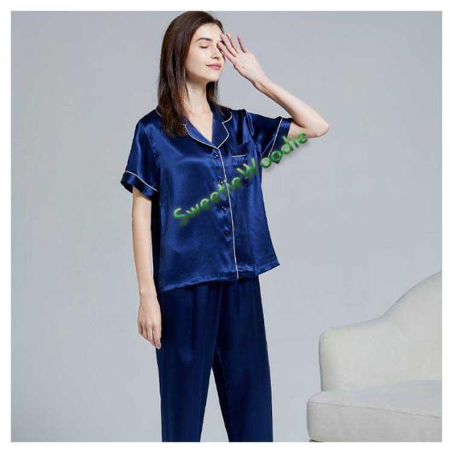 シルク100% パジャマ シルク レディース シルクサテン シルクパジャマ