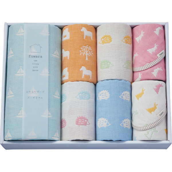 FUWARA☆キノコ6重フェイスタオル Amazon｜fuwara 6重織ガーゼフェイス