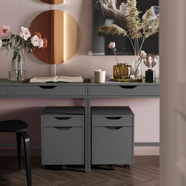 ＩＫＥＡ/イケア　ALEX/アレクス　引き出しユニット36x70 cm　ホワイトステインオーク調（204.735.50/20473550） IKEA ALEX イケア アレクス チェスト 棚 ブラックブラウン ALEX