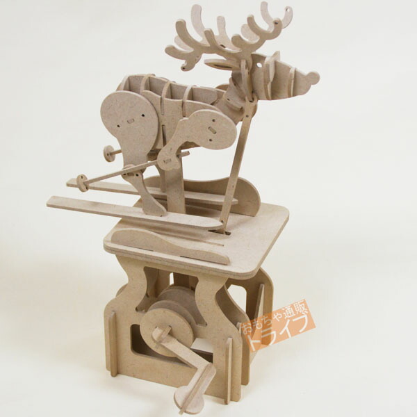 WOODEN ARTOY トナカイのスキー KEIW13001