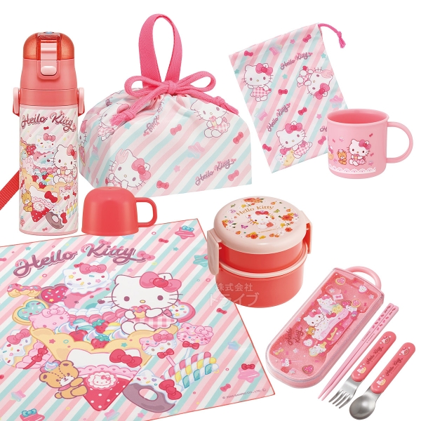 1月下旬入荷予定)ハローキティ 26 お買得7点セット 丸型2
