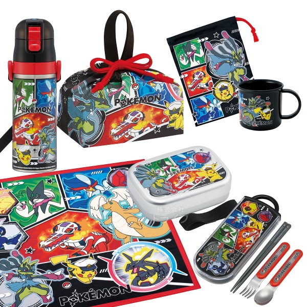 ポケモン 26 お買得７点セット アルミお弁当箱 370ml トリオ コップ コップ袋 水筒 巾着 ランチクロス