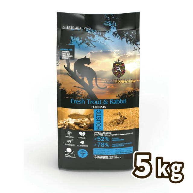 アンブロシア 猫用 キャット トラウト&amp;ラビット 5kg
