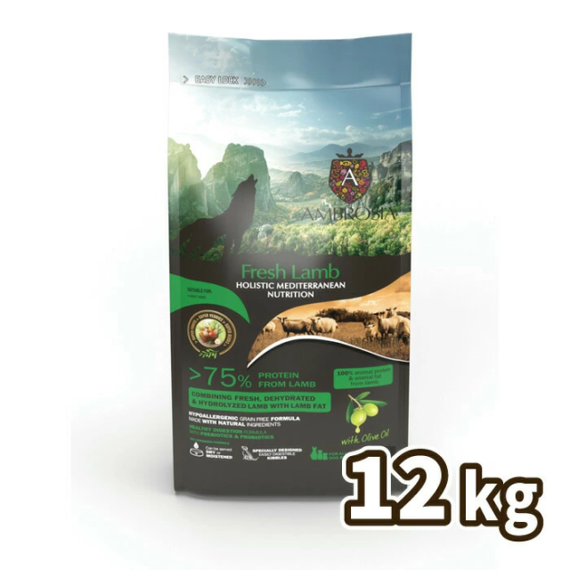 アンブロシア 犬用 HMN ラム 12kg