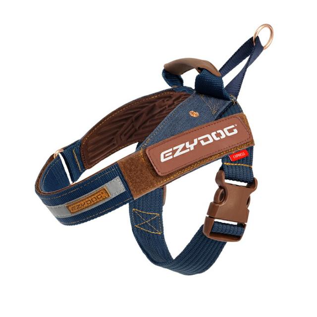EZYDOG（イージードッグ） エクスプレスハーネス 中型犬 M デニム