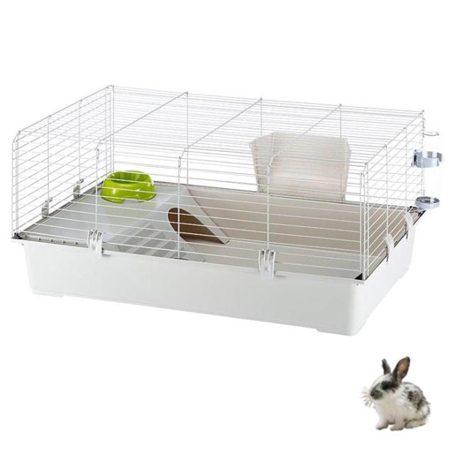 イタリア共和国ferplast社製 実験材料 うさぎ用臥せ篭 家兎 100 Rabbit 100 仕かける【tt】