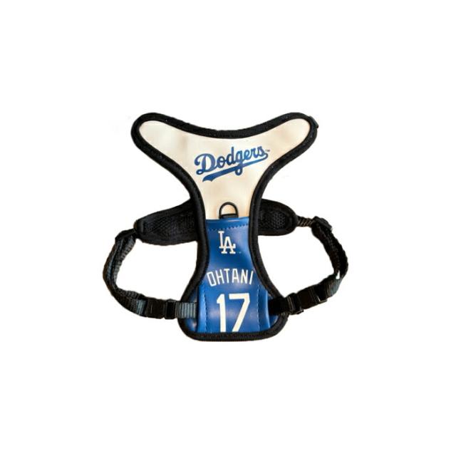 MLB公式 ロサンゼルス ドジャース 大谷翔平選手モデル 犬 ハーネス XSサイズ 野球  ペット