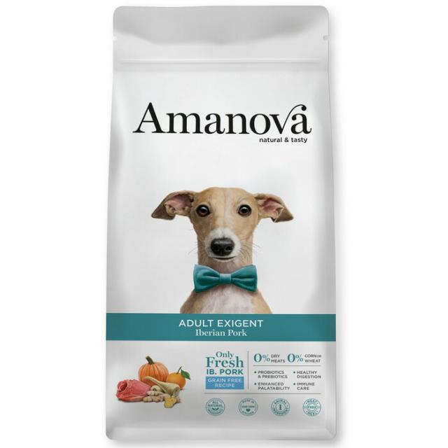 アマノバ（Amanova） アダルト エクシジェント イベリアンポーク 中粒 10kg 【tt-sg】