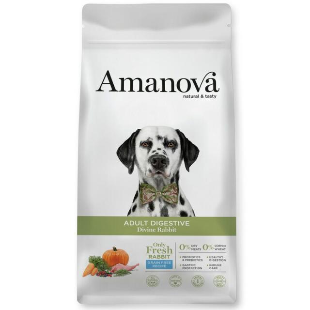 アマノバ（Amanova） アダルト ダイジェスティブ ディバイン ラビット 中粒 10kg 【tt-sg】