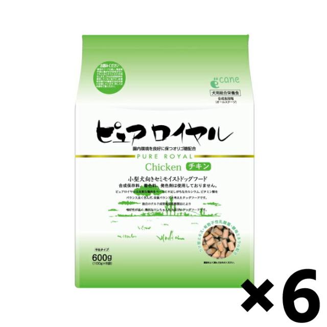 【お得なケース売り】 ピュアロイヤル チキン 600g×6個セット ドッグ フード ドッグフード 【sg】