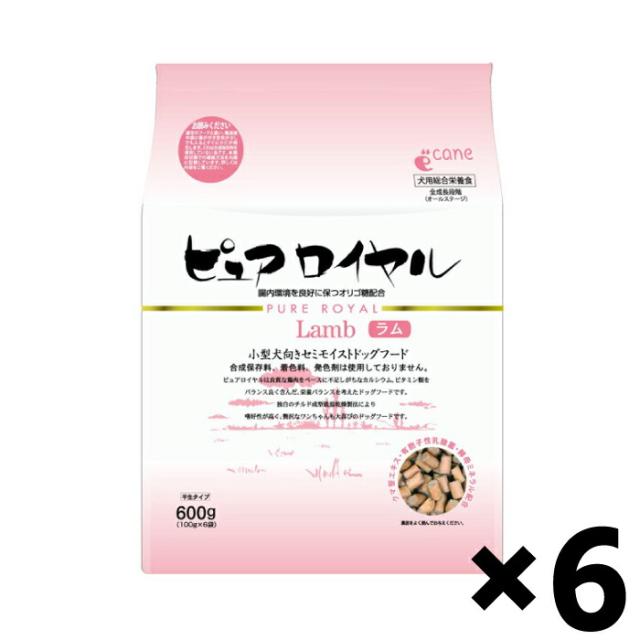 【お得なケース売り】 ピュアロイヤル ラム 600gx6個セット ドッグ フード ドッグフード 【sg】