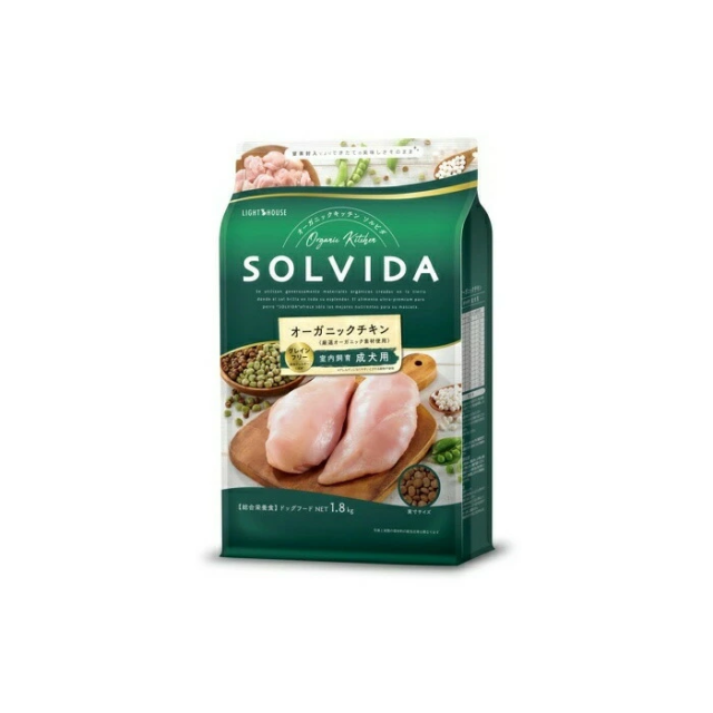 ソルビダ（SOLVIDA） グレインフリー チキン 室内飼育成犬用 3.6kg