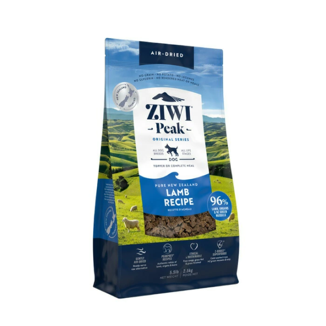 ZIWI PEAK (ジウィピーク） エアドライ・ドッグフード ラム 2.5kg