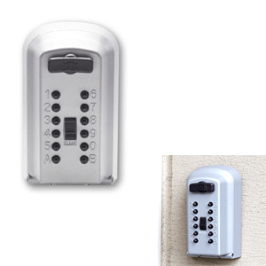 キーボックス 暗証番号 キーボックスPS-12 鍵番人プラス 壁付型  キーボックス鍵番人PS12・鍵ボックス シルバー