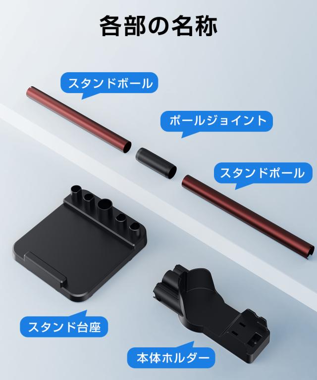 【2026年最新】掃除機 コードレス 軽量 充電式 22000Pa吸引力 ライト付き 45分連続稼働 LCD液晶ディスプレイ スティッククリーナー スティック掃除機_10