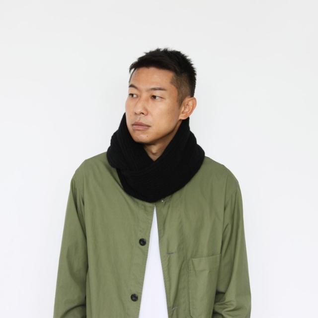 PRODIGAL 畦編み スヌード カシミヤ 100％ 日本製 レディース メンズ ロング マフラー 冬 シンプル カシミア ニット 五泉ニット カシミヤ100％畦編みロングスヌード_7
