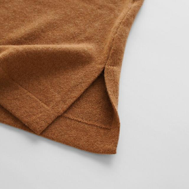 PRODIGAL ニット ワンピース カシミヤ ロング 日本製 フリーサイズ 秋 冬 長袖 クルーネック カシミア スリット シンプル 五泉ニット カシミヤ100％クルーネックワンピース_7