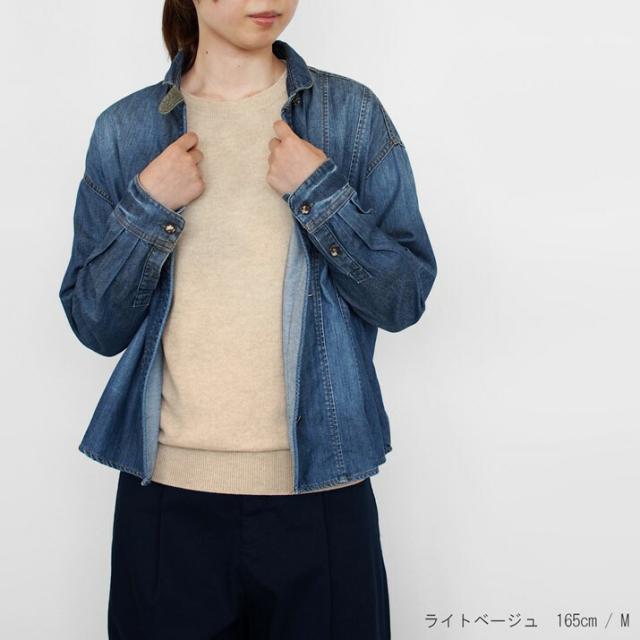 PRODIGAL カシミヤ 100% ニット 日本製 クルーネック セーター レディース S M L LL カシミア クルーネックセーター 薄手 無地 シンプル 長袖 秋冬 冬 五泉ニット カシミヤ100％クルーネックセーター_9