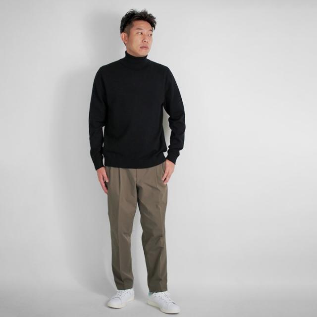 PRODIGAL カシミヤ 100％ メンズ セーター タートルネック 日本製 M L LL ニット カシミア 冬 秋冬 無地 シンプル 長袖 五泉ニット カシミヤ100％メンズタートルネックセーター_3