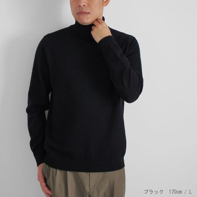 PRODIGAL カシミヤ 100％ メンズ セーター タートルネック 日本製 M L LL ニット カシミア 冬 秋冬 無地 シンプル 長袖 五泉ニット カシミヤ100％メンズタートルネックセーター_1