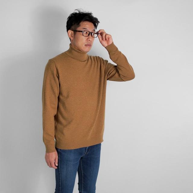 PRODIGAL カシミヤ 100％ メンズ セーター タートルネック 日本製 M L LL ニット カシミア 冬 秋冬 無地 シンプル 長袖 五泉ニット カシミヤ100％メンズタートルネックセーター_17