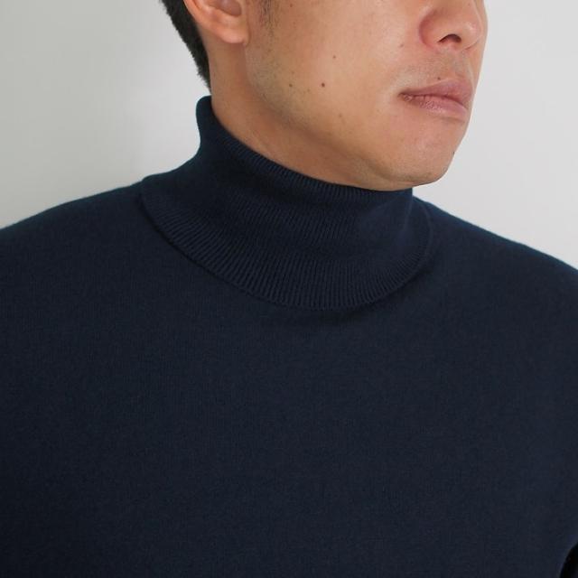 PRODIGAL カシミヤ 100％ メンズ セーター タートルネック 日本製 M L LL ニット カシミア 冬 秋冬 無地 シンプル 長袖 五泉ニット カシミヤ100％メンズタートルネックセーター_13