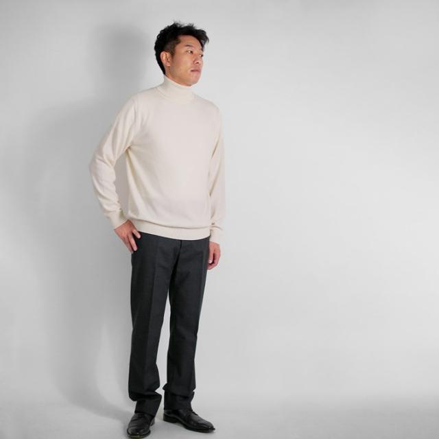 PRODIGAL カシミヤ 100％ メンズ セーター タートルネック 日本製 M L LL ニット カシミア 冬 秋冬 無地 シンプル 長袖 五泉ニット カシミヤ100％メンズタートルネックセーター_10