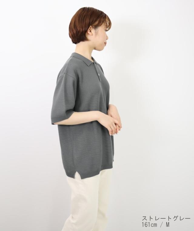 PRODIGAL ポロシャツ メンズ 半袖 サマーニット 日本製 M L 夏 無地