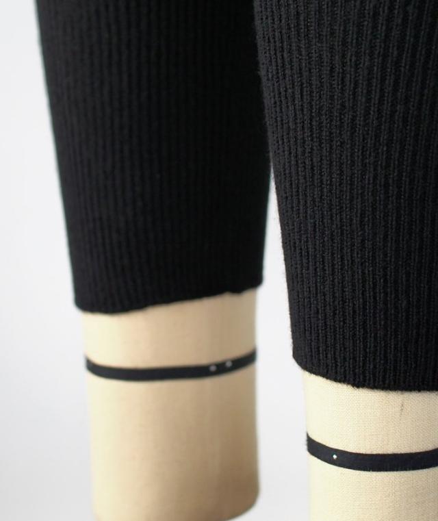 PRODIGAL カシミヤ100％ レギンス レディース 日本製 厚手 ニットレギンス リブ 無地 10分丈 スパッツ ももひき 股引 防寒 冷え インナー あったか かわいい おしゃれ カシミア ニット 五泉ニット