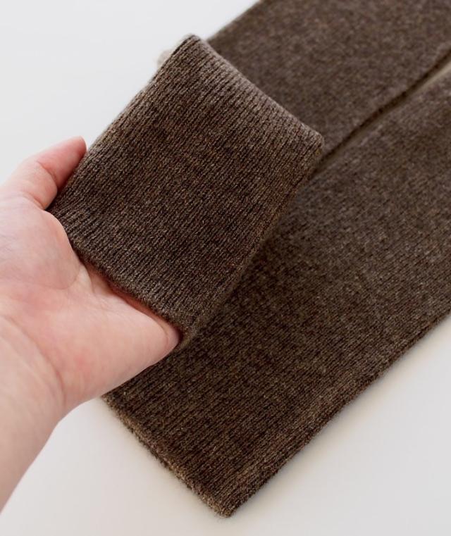 PRODIGAL カシミヤ100％ レギンス レディース 日本製 厚手 ニットレギンス リブ 無地 10分丈 スパッツ ももひき 股引 防寒 冷え インナー あったか かわいい おしゃれ カシミア ニット 五泉ニット