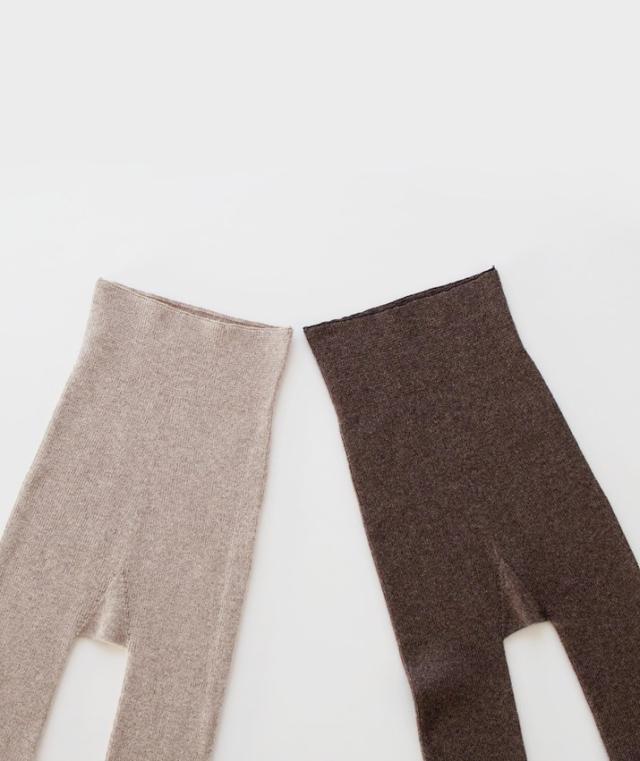 PRODIGAL カシミヤ100％ レギンス レディース 日本製 厚手 ニットレギンス リブ 無地 10分丈 スパッツ ももひき 股引 防寒 冷え インナー あったか かわいい おしゃれ カシミア ニット 五泉ニット