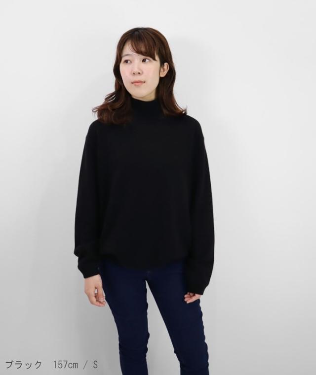 PRODIGAL カシミヤ 100% ニット ハイネック 日本製 S M L LL セーター ユニセックス メンズ レディース 秋冬 冬 カシミア ゆったり 五泉ニット カシミヤ100％リラックスハイネックセーター_16