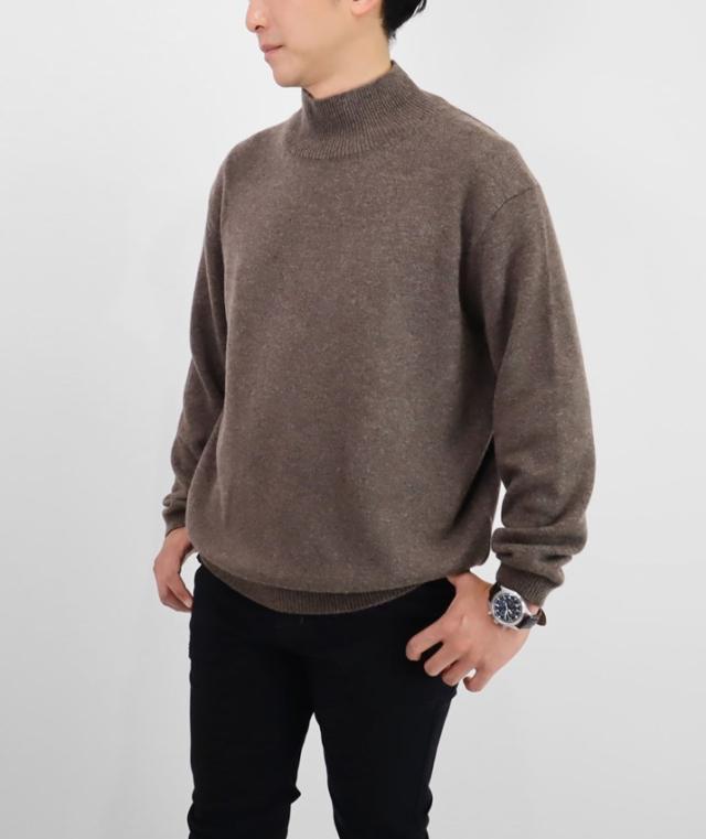 PRODIGAL カシミヤ 100% ニット ハイネック 日本製 S M L LL セーター ユニセックス メンズ レディース 秋冬 冬 カシミア ゆったり 五泉ニット カシミヤ100％リラックスハイネックセーター_3
