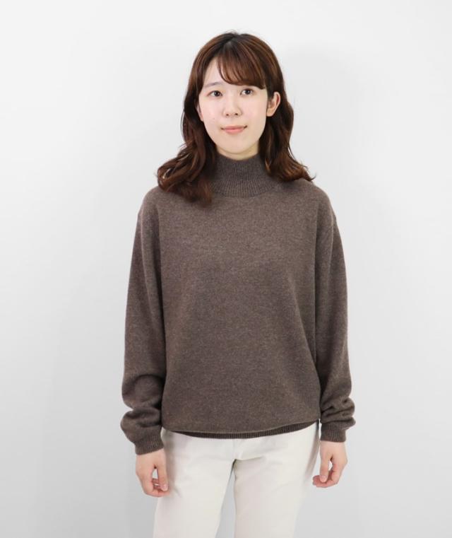PRODIGAL カシミヤ 100% ニット ハイネック 日本製 S M L LL セーター ユニセックス メンズ レディース 秋冬 冬 カシミア ゆったり 五泉ニット カシミヤ100％リラックスハイネックセーター_5