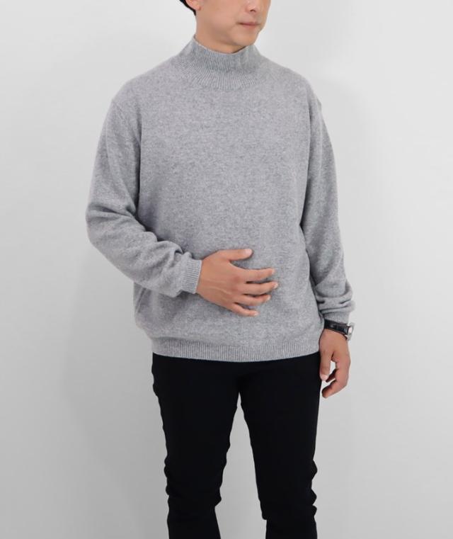 PRODIGAL カシミヤ 100% ニット ハイネック 日本製 S M L LL セーター ユニセックス メンズ レディース 秋冬 冬 カシミア ゆったり 五泉ニット カシミヤ100％リラックスハイネックセーター_12