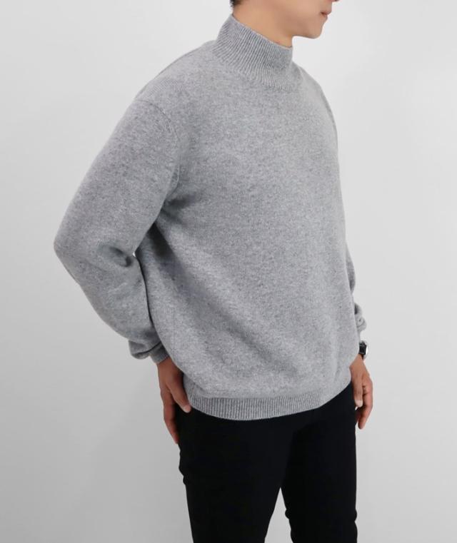 PRODIGAL カシミヤ 100% ニット ハイネック 日本製 S M L LL セーター ユニセックス メンズ レディース 秋冬 冬 カシミア ゆったり 五泉ニット カシミヤ100％リラックスハイネックセーター_14