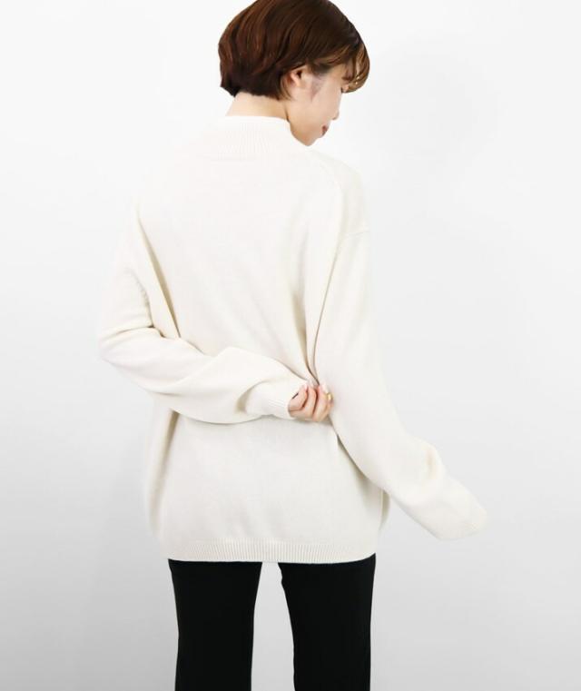 PRODIGAL カシミヤ 100% ニット ハイネック 日本製 S M L LL セーター ユニセックス メンズ レディース 秋冬 冬 カシミア ゆったり 五泉ニット カシミヤ100％リラックスハイネックセーター_10