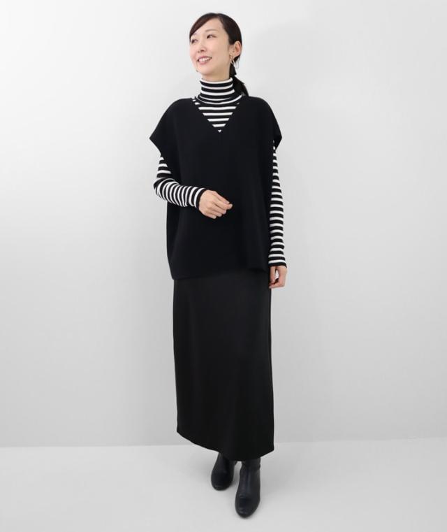 PRODIGAL カシミヤ 100% ニットベスト レディース 日本製 秋 冬 V