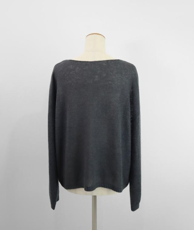 HYKEハイク モヘア クルーネックニット ブラック2 HYKEハイク モヘア クルーネックニット ブラック2 2月1日(火)20：00