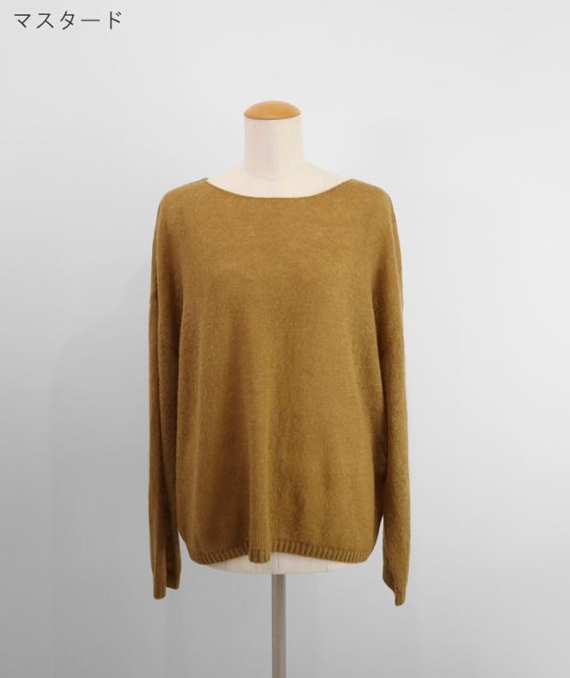 nacnarumade ニット セーター シアー トップス 秋冬 冬 秋 日本製 レディース モヘアタッチ ウール クルーネック 長袖 薄手 五泉ニット タムヤーンシア—ニット nacnarumade ニット セーター シアー トップス 秋冬 冬 秋 日本製